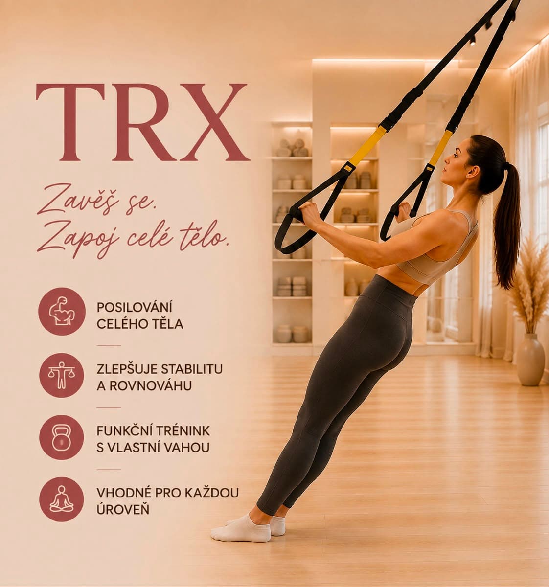 Ukázkový vizuál lekce TRX.